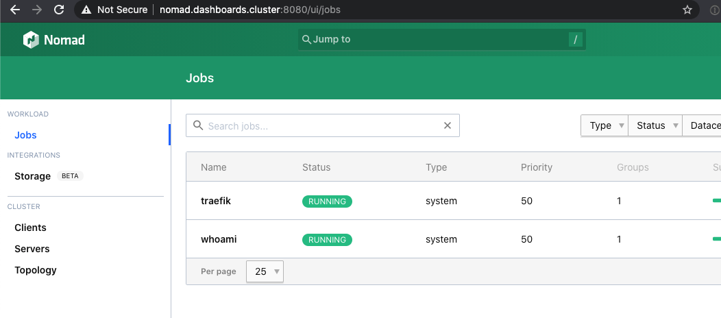 Getting Traefik, Health checks and Dashboards on a Nomad Cluster
